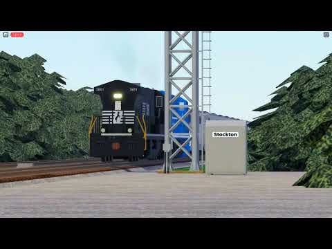 NS 76Z Passes at a Safe Speed w/ NS 8098 Trailing for DPU Power!