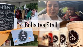 We couldn’t handle the crowd|Selling Bubble Tea at the Kite Fest🪁| Nepali Owned Business