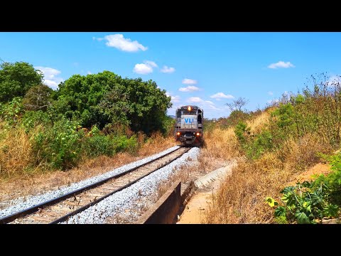 TREM SUBINDO ACELERANDO AO MÁXIMO EM FORMIGA MG!