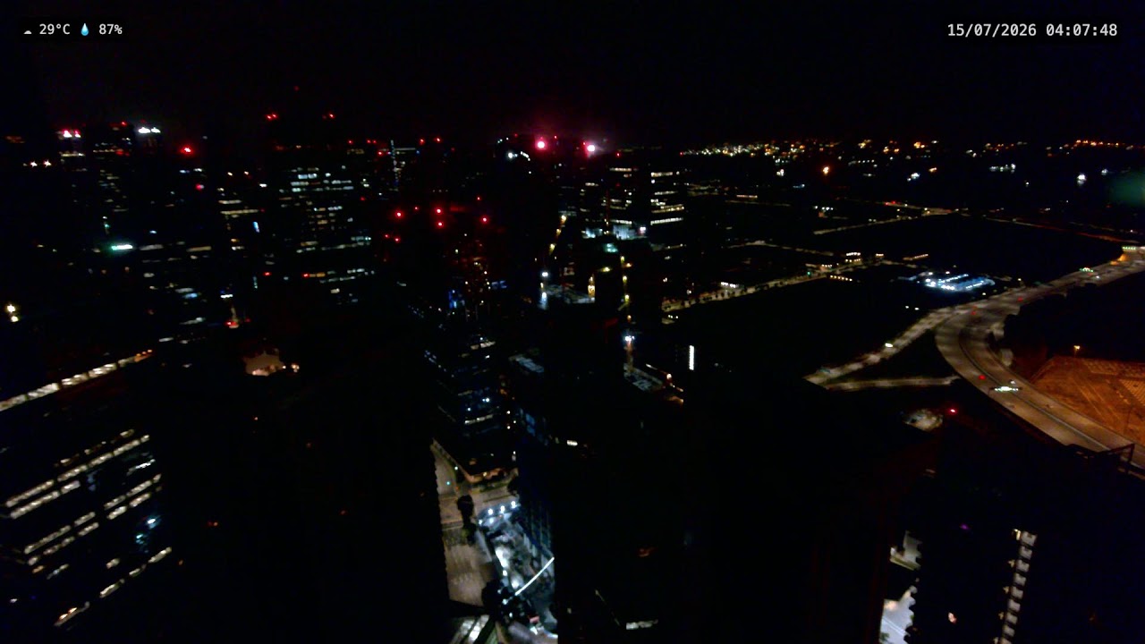 Live webcam view of Vista Aérea del Skyline CBD