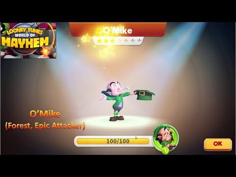 [*/\*] Looney Tunes World of Mayhem - Unlocking O'Mike (Forest, Epic Attacker, Original)