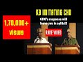 KB imitating CHO | Rare Video | Watch CHO's resposne | In his inimitable style | You will go bananas