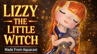 Eco Resin doll makeover with gold paste technique!