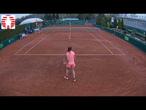 Julie Štruplová vs  Linda Klimovičová  15 4 2018 TK AGROFERT Prostějov A st žáci finále dívky