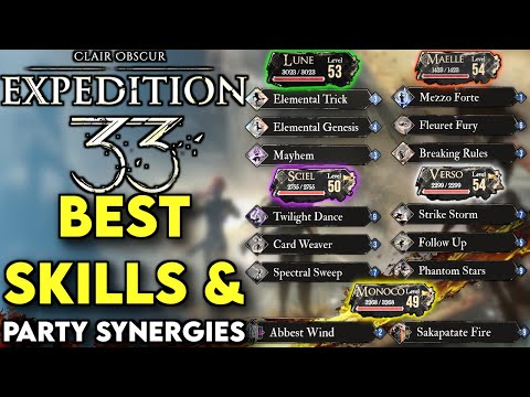 Best Skills & Party Combos In Clair Obscur: Expedition 33! | Expedition 33 Tips and Tricks