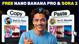 How to Make Zack D Style VIRAl Shorts For FREE with Nano Banana Pro & Sora 2