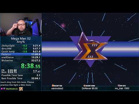 Mega Man X2 Speedrun in 32:25 (Former World Record)