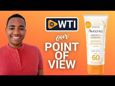 Aveeno Protect + Hydrate Moisturizing Face Sunscreen Lotion With Broad Spectrum Spf 60 & Prebiotic Oat - WTI product video review