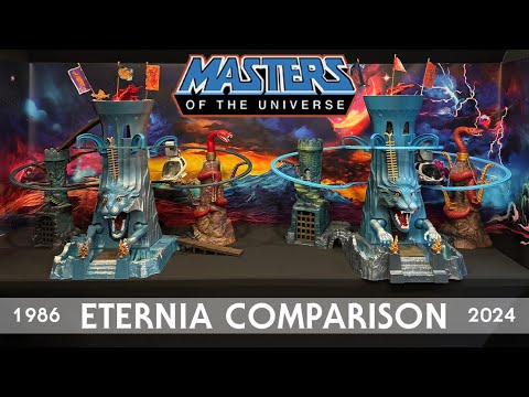 MOTU Eternia Playsets Comparison 1986 & 2024