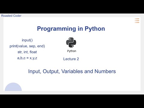 L2 Input Output Variables Numbers Programming In Python