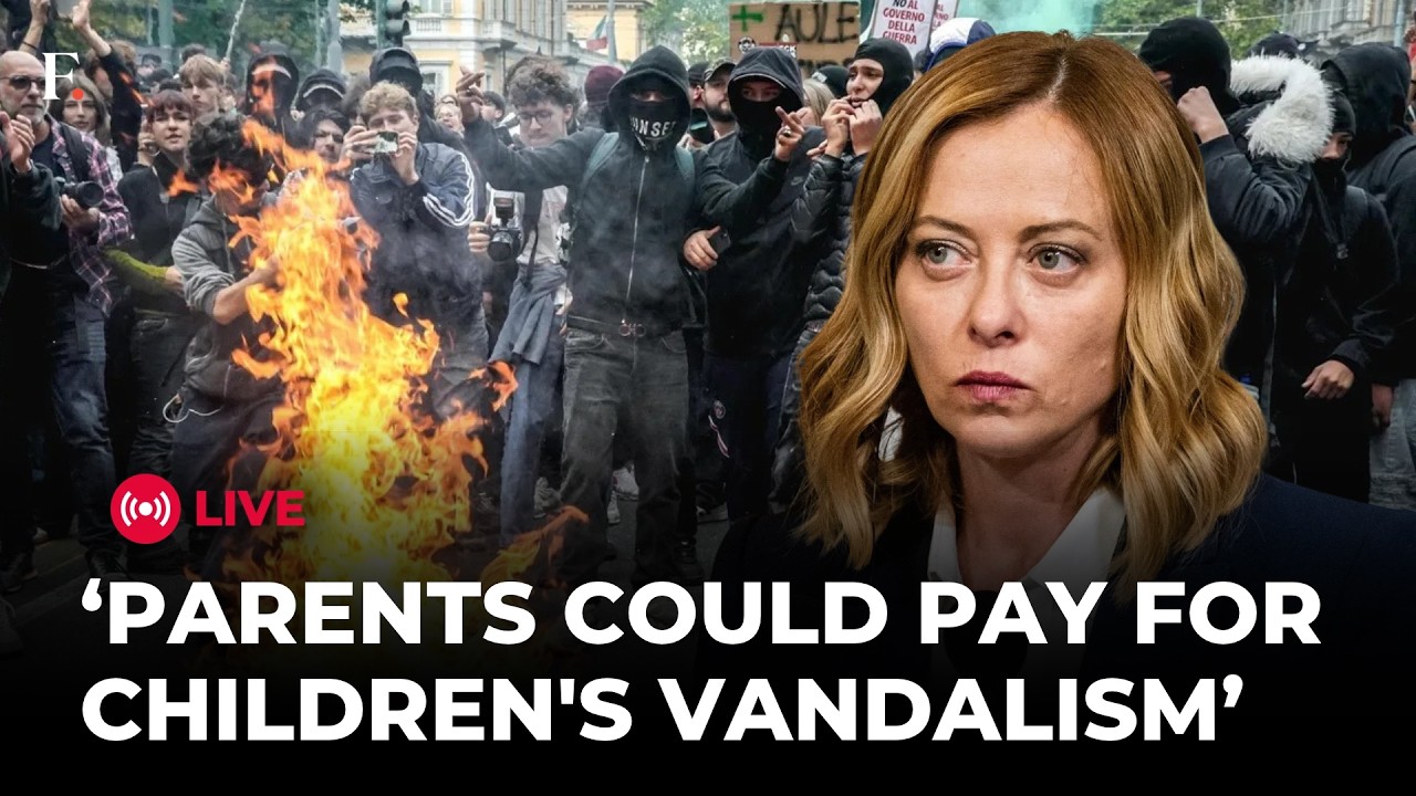 €20,000 Fines, 5 Years in Jail: Italy's Tough New Security Measures | ITALY PROTEST LIVE