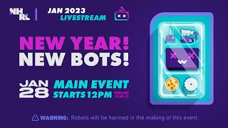 NHRL New Year, New Bots 2023 Season Opener livestream. Prelims from 9:30am, Main Event 12pm