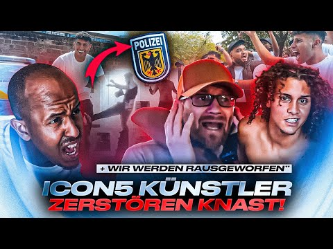 ICON 5 ARTISTS DESTROY PRISON + EXPULSION! 🤯 PRISON VLOG 8 (Reupload)