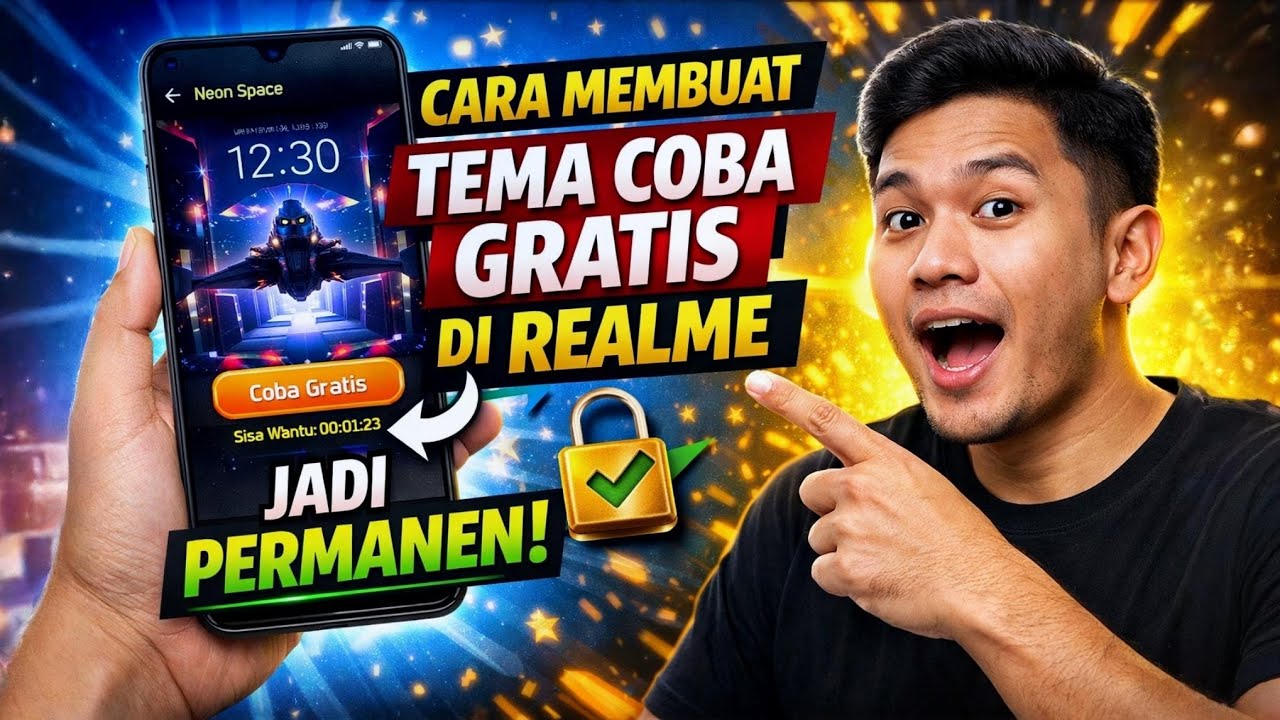 Tema Premium Realme Jadi  GRATIS Selamanya?! Ini Triknya