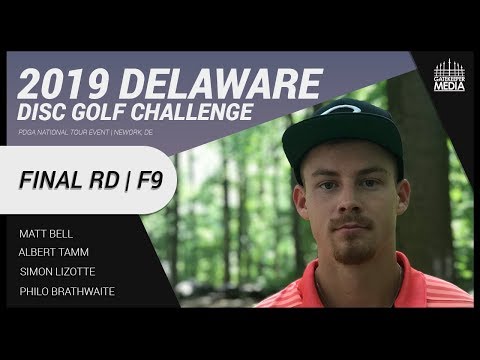 2019 Delaware Disc Golf Challenge | FINAL RD, F9 | Bell, Tamm, Lizotte, Brathwaite