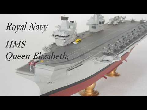 Royal Navy Aircraft Carrier HMS Queen Elizabeth 1:700 // Building the Hull bottom with a 3D printer
