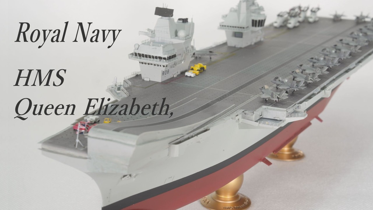 Royal Navy Aircraft Carrier HMS Queen Elizabeth 1:700 // Building the Hull bottom with a 3D printer