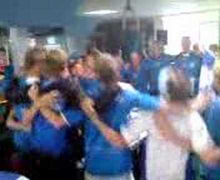 In de kantine na promotie vv scherpenzeel