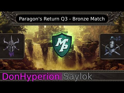 SpellForce 3: DonHyperion vs Saylok - Paragon's Return Qualifier 3 - Bronze Match