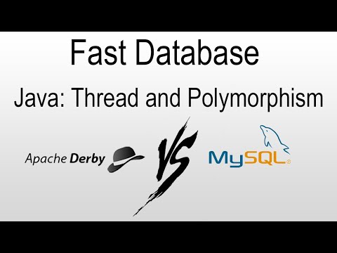 Fast Database In Java Development Apache Derby Vs Mysql