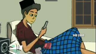 Download lagu Story animasi wa waktu hujan mp3