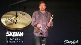 Video thumbnail for Sabian AAX 14" Stage Hi Hat Cymbals | Quicklook by Sam Ash Music