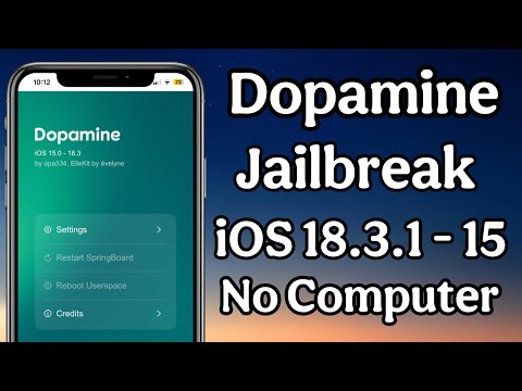 NEW Dopanmine Jailbreak iPhone/iPad  iOS 18.3.1 - iOS 15 No Computer All devices