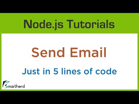 Node js Send Email using nodemailer and gmail