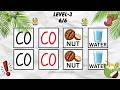 Say the Word on Beat Challenge 🥥 | Coconut Water Edition | Level 1–3 Easy to Insane