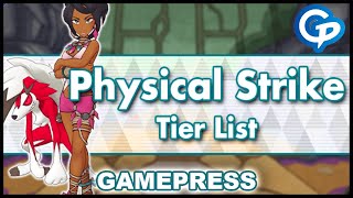 Is It Better Reacting To The Updated GamePress Physical Striker Tier List! | Pokemon Masters EX