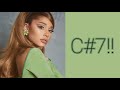 Ariana Grande Recording Nasty NEW WHISTLES A5 C 7