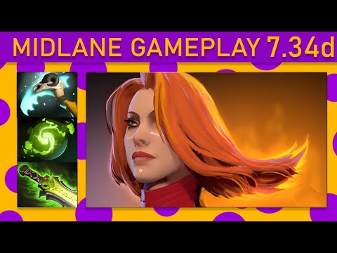 🌟Lina 25+ Kills! Mid Gameplay - Dota 2 Top MMR