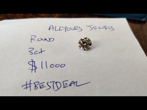 3ct real diamond deal of the week under $11000