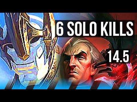 GALIO vs SWAIN (MID) | 6 solo kills, 300+ games | EUW Master | 14.5
