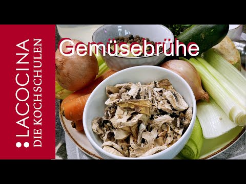 Gemüsebrühe selber machen / Rezept für besten Gemüsefond /  La Cocina