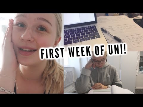 FIRST WEEK OF LECTURES! | uni weekly vlog Video