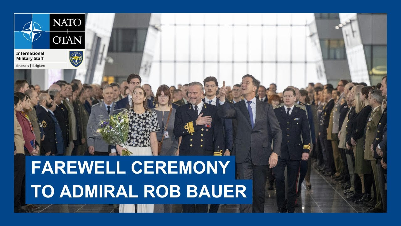 Farewell Ceremony to Admiral Rob Bauer