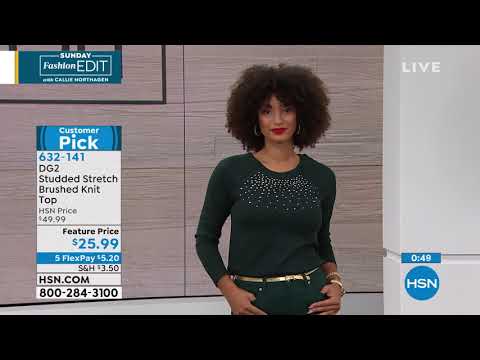 HSN | Sunday Fashion Edit with Callie Northagen 09.15.2019 - 11 AM