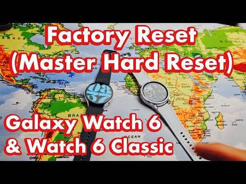 Factory Reset (Master Hard Reset) Samsung Galaxy Watch 6 & Watch 6 Classic
