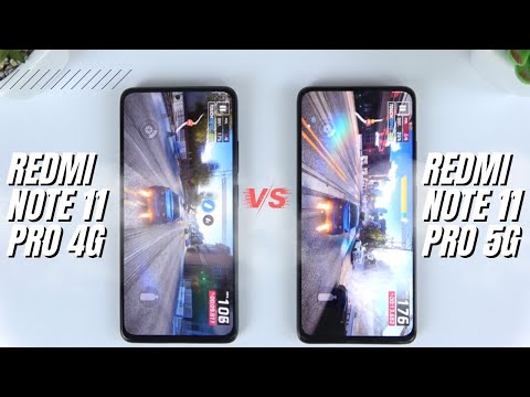 Xiaomi Redmi Note 11 Pro 4G vs Redmi Note 11 Pro 5G | Speedtest, Camera Comparison