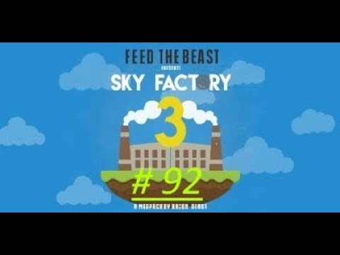 MINECRAFT : Sky Factory 3 # 92 : Neu Redstone Quelle muß her  : (Gameplay,Deutsch)