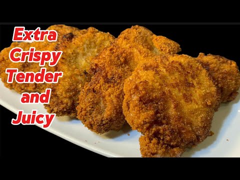 Crispy Fried Pork Chops Recipe || Tonkatsu Recipe