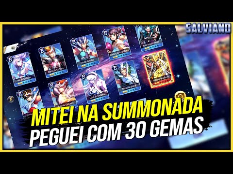 522 Summons em Busca do Odysseus, Mas só precisei de 30 😎 / Saint Seiya Awakening KOTZ