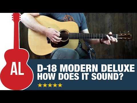 Martin D-18 Modern Deluxe Acoustic Guitar - Natural w/ Martin Deluxe Hardshell Case image 8