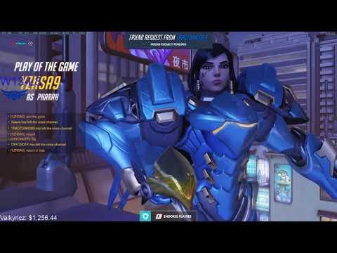 POTG! Overwatch Rank 1 Pharah God YZNSA SEASON 26 TOP 500 GAMEPLAY