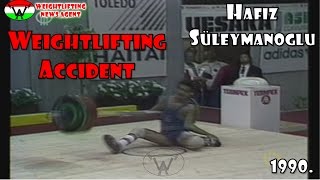 BRUTAL WEIGHTLIFTING ACCIDENT! | Hafız Süleymanoğlu | 1990.