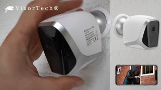 Caméra IP connectée 2K pour l'extérieur sur batterie facile à installer - IPC-690 [PEARLTV.FR]