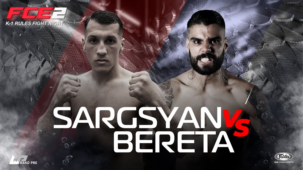 K1 FCE 2 match of pro fight: E.Sargsyan vs V. Bereta