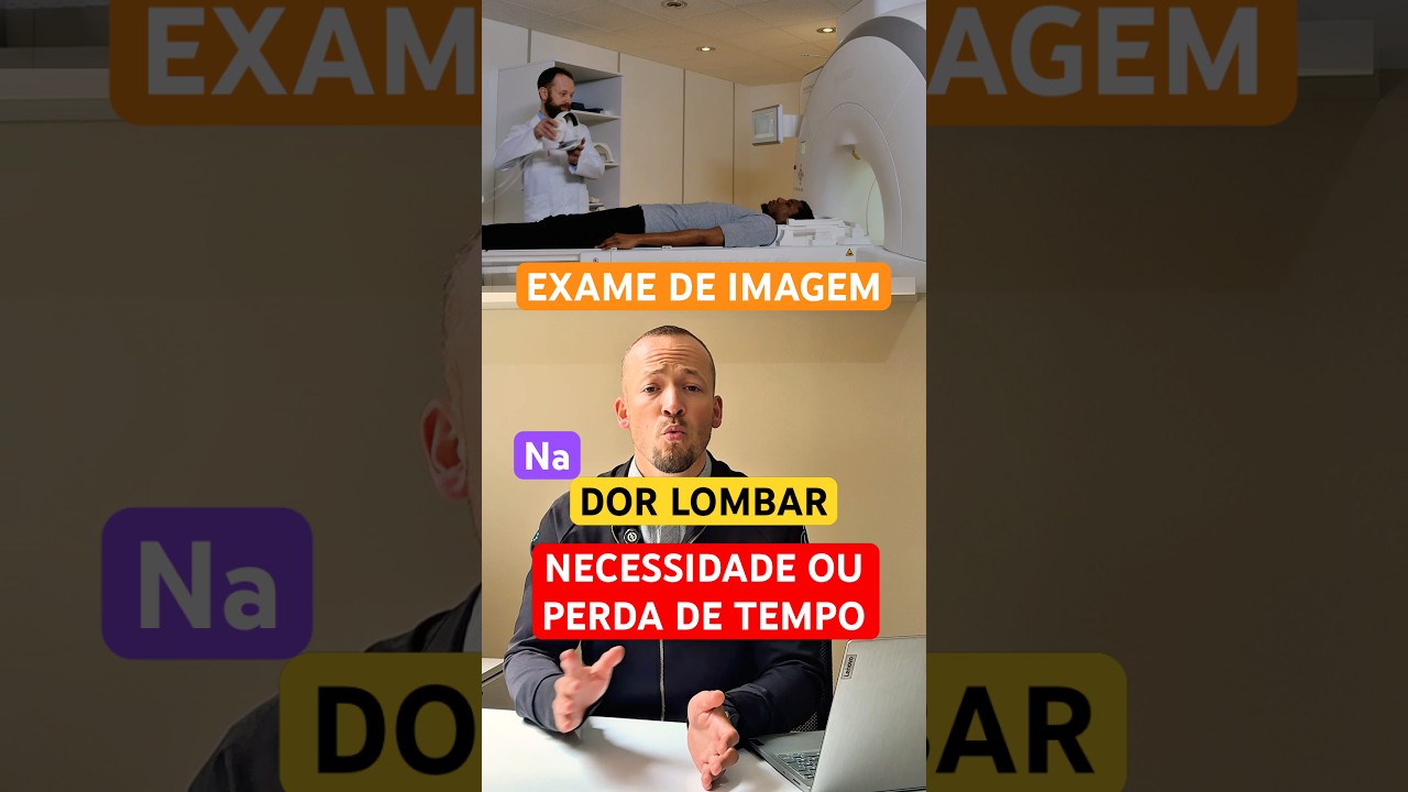Exame de imagem e dor lombar