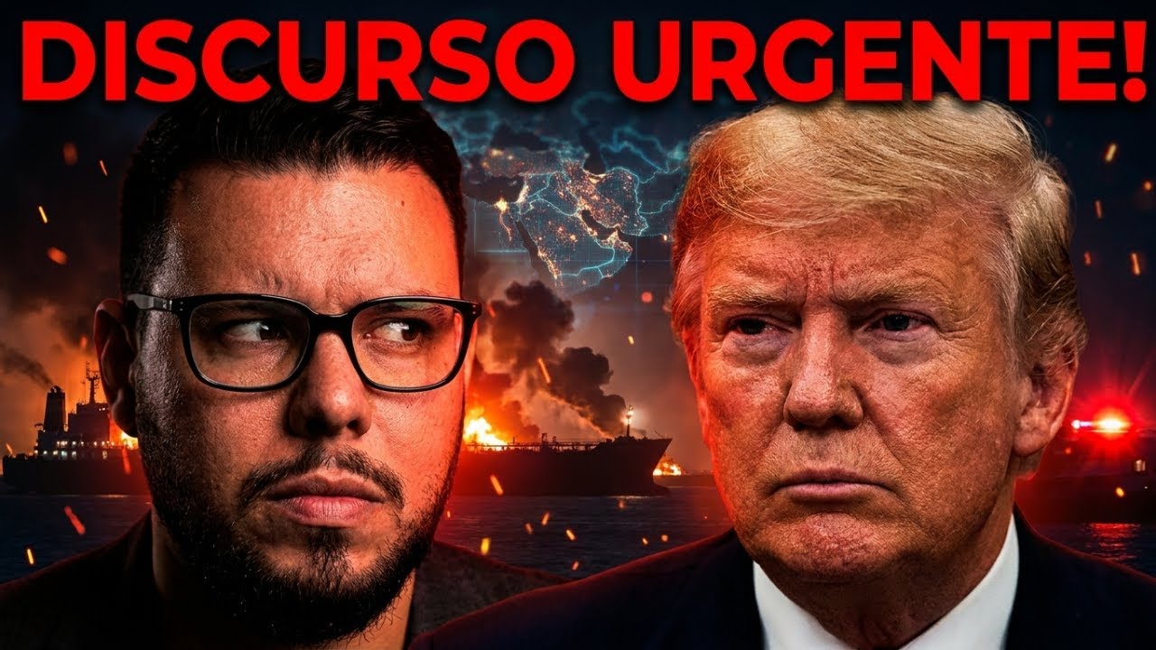 URGENTE! DISCURSO DE TRUMP AO VIVO APÓS ABERTURA DO ESTREITO DE HORMUZ